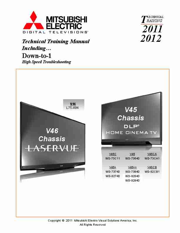 MITSUBISHI ELECTRIC V45 WD-73640-page_pdf